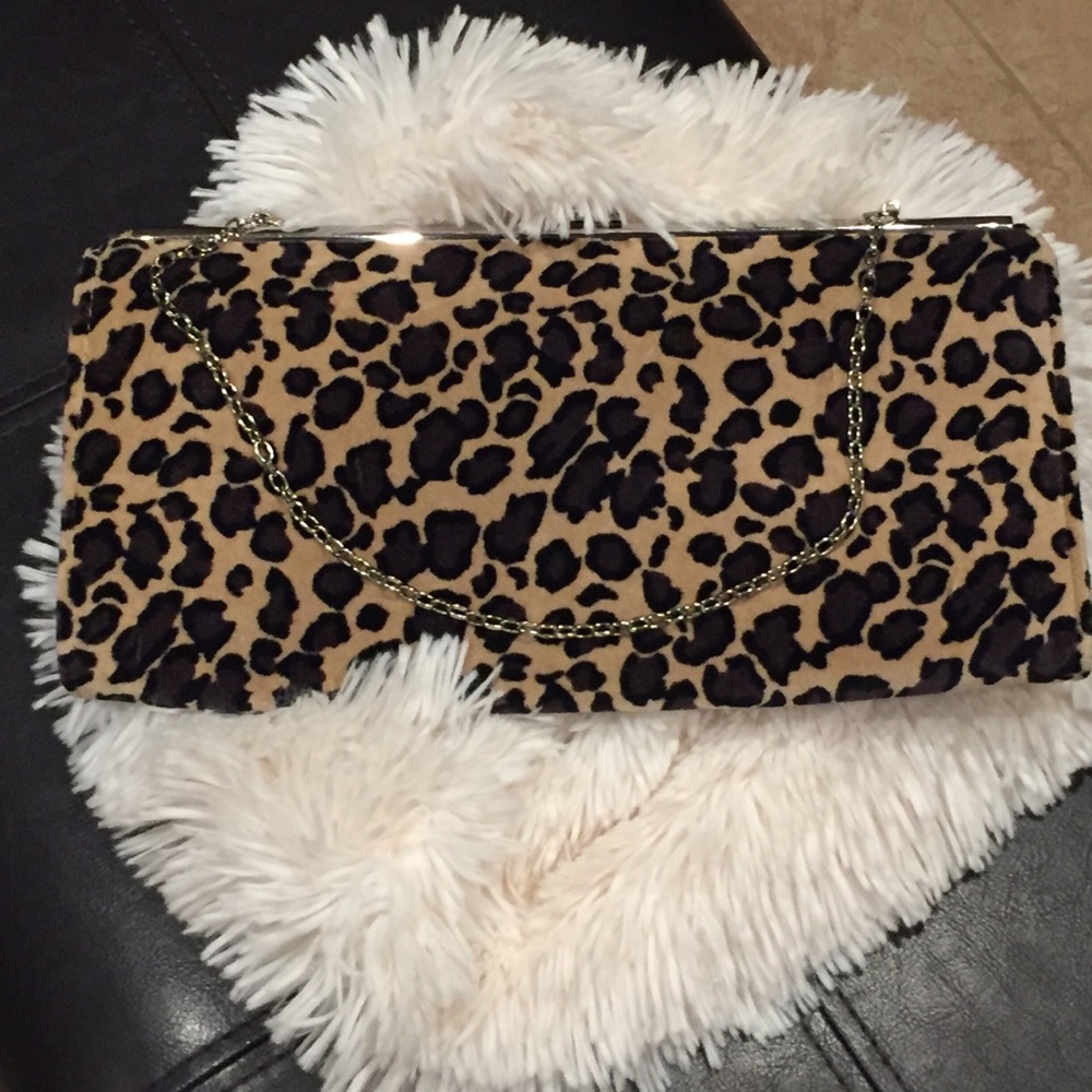 Animal Print Clutch Purse Evening Bag